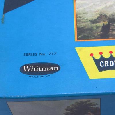 Vintage Whitman Crown Jigsaw Puzzle #717 Along the River, 1000 piece