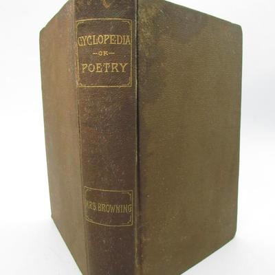 Vintage Poetry Book - The Poetical Works of Elizabeth Barrett Browning - 1883