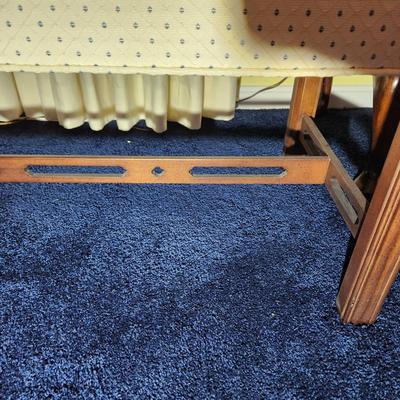 Rolled Arm Bench Bedside End Chair 51"x17"x27"H