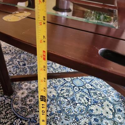 Chippendale Style Butler's Coffee table 42" x30" x16" w sides down