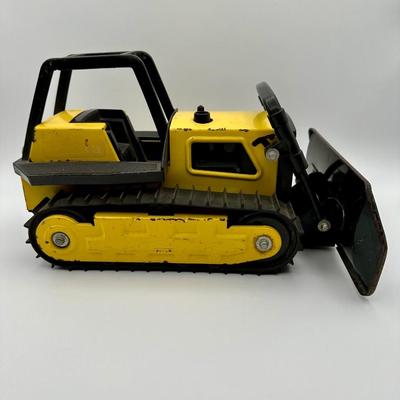 Collectible Pressed Steel Bulldozer by Tonka (Ca. 1970's) Made in USA