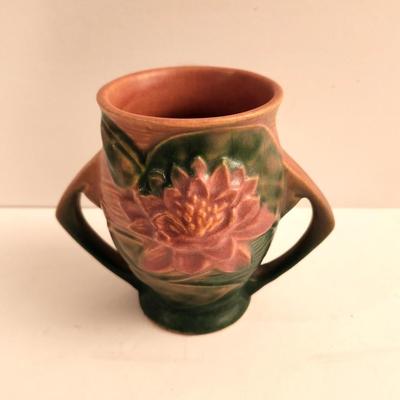 Lot #73D ROSEVILLE pottery "Water Lily" vase