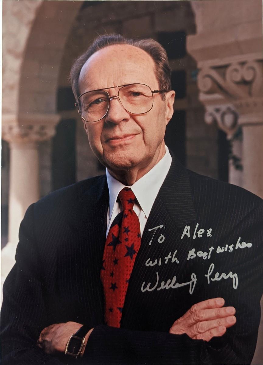 William Perry signed photo