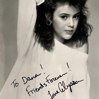 Alyssa Milano signed photo