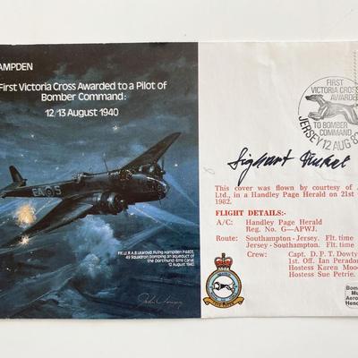 WWII First Victoria Cross Awarded to Bomber Command Commemorative Cover 1982