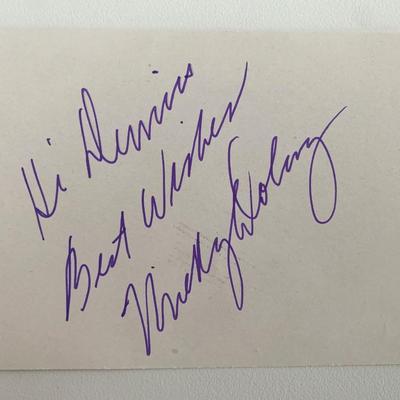 Mickey Dolenz original signature
