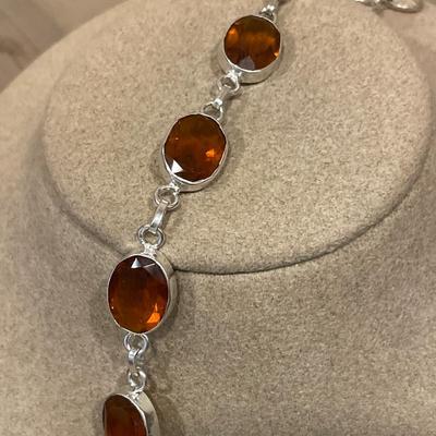 Amber color bracelet