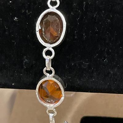 Amber color bracelet