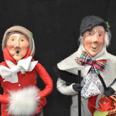 Lot of 5 Vintage Byerâ€™s Choice Carolers 80â€™s & 90â€™s