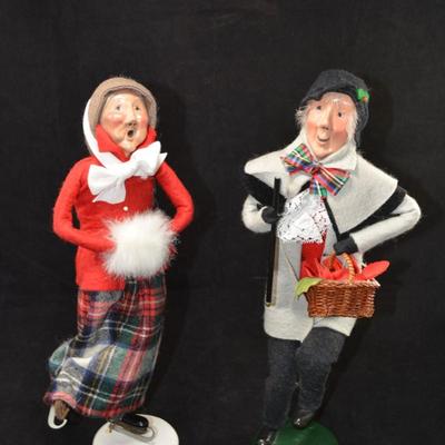 Lot of 5 Vintage Byerâ€™s Choice Carolers 80â€™s & 90â€™s