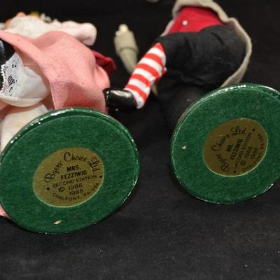 Lot of 5 Vintage Byerâ€™s Choice Carolers 80â€™s & 90â€™s