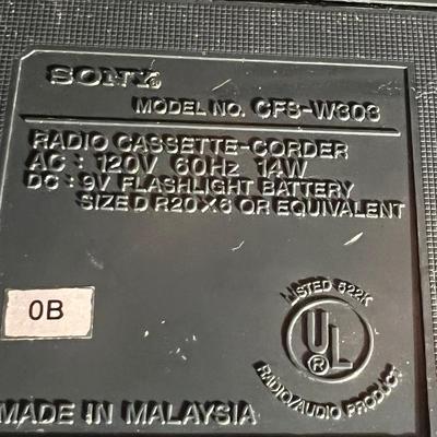 Sony Cassette, Panasonic Stereo CD System & Channel Master Radio (DR-RG)