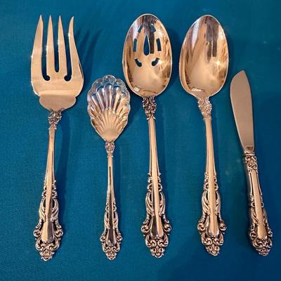 Reed & Barton Grande Renaissance Sterling 5 Piece Hostess Set