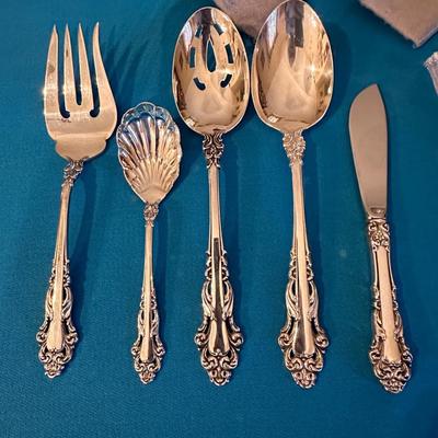 Reed & Barton Grande Renaissance Sterling 5 Piece Hostess Set