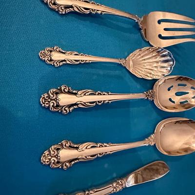 Reed & Barton Grande Renaissance Sterling 5 Piece Hostess Set