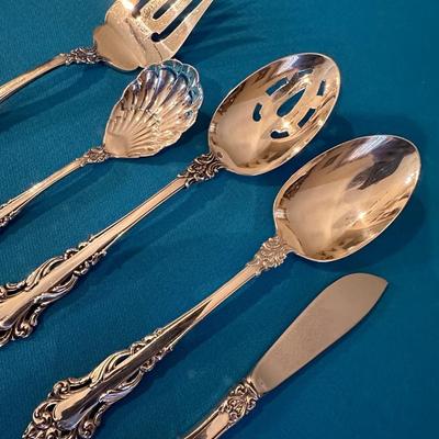 Reed & Barton Grande Renaissance Sterling 5 Piece Hostess Set