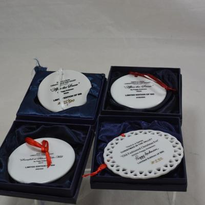 Lot of 5 Local Peggy Anderson Christmas Ornaments