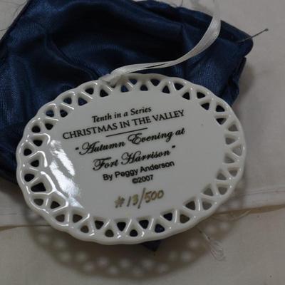 Lot of 5 Local Peggy Anderson Christmas Ornaments