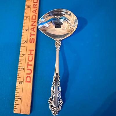 Reed & Barton Grande Renaissance Sterling Solid Gravy Ladle