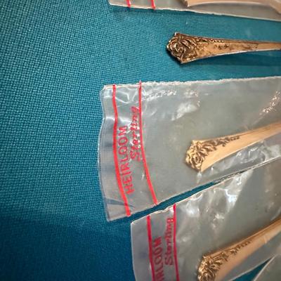 HEIRLOOM STERLING DAMASK ROSE FLATWARE LOT