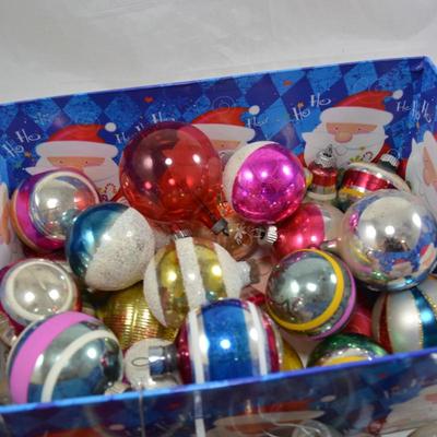 Lot of Loose Vintage Glass Christmas Ornaments