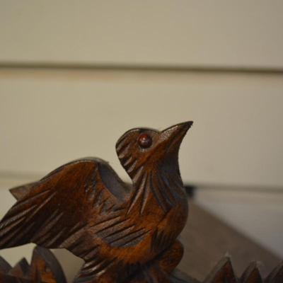 Small Vintage German Cuckoo Clock, Working 10â€x7â€x4â€