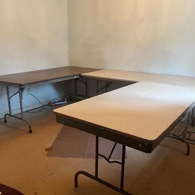 Trio of Folding Tables (DR-MG)