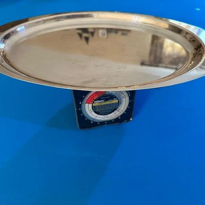 TIFFANY & CO STERLING SILVER OVAL TRAY SHELL DESIGN