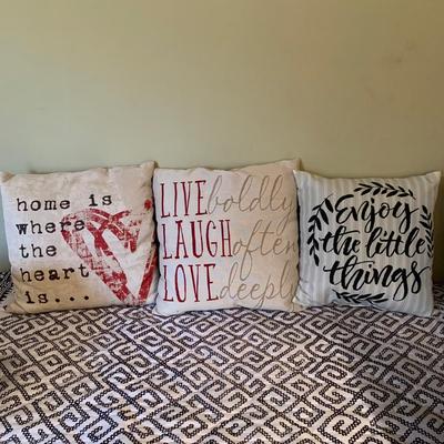 Decorative Indoor & Outdoor Throw Pillows (B1-HS)
