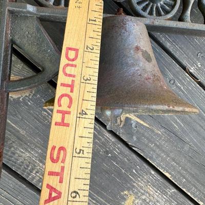 VINTAGE CAST IRON FARM BELL