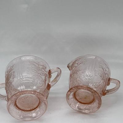 2 sets of Handle sugar bowl and small Pitcher creamer