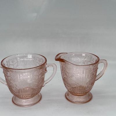 2 sets of Handle sugar bowl and small Pitcher creamer