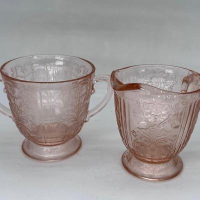 2 sets of Handle sugar bowl and small Pitcher creamer