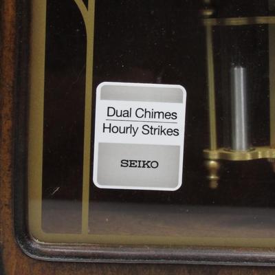 Seiko Dual Chimes Hourly Strikes Westminster Whittington Mantel Clock