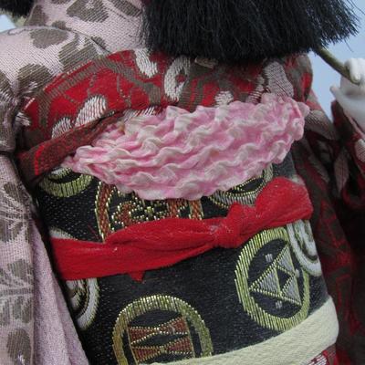 Vintage Japanese Geisha Doll on Platform