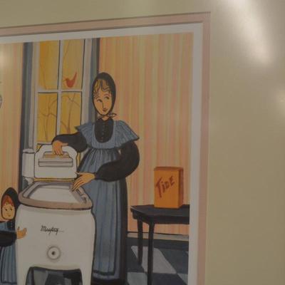 P. Buckley Moss "Wash Day" Print 999/1000