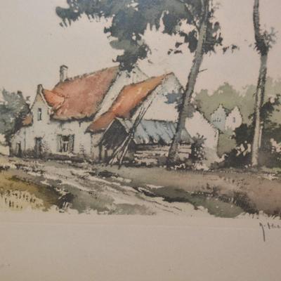 Vintage Robert Hebbelink Hand Signed Print 346/350