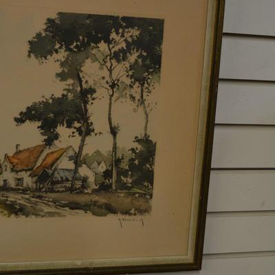 Vintage Robert Hebbelink Hand Signed Print 346/350