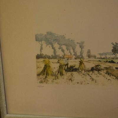 Vintage Robert Hebbelink Hand Signed Print 346/350