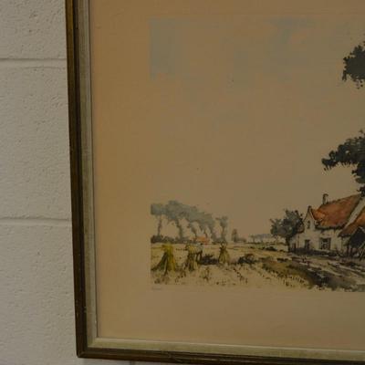 Vintage Robert Hebbelink Hand Signed Print 346/350