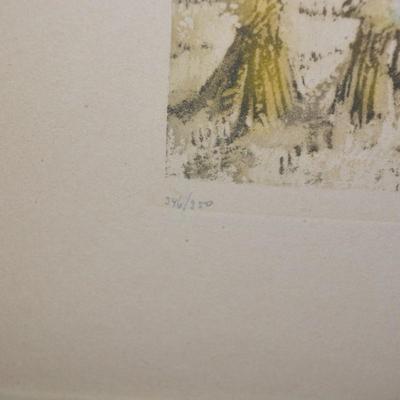Vintage Robert Hebbelink Hand Signed Print 346/350