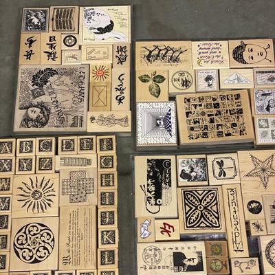 Large wooden stamps and more