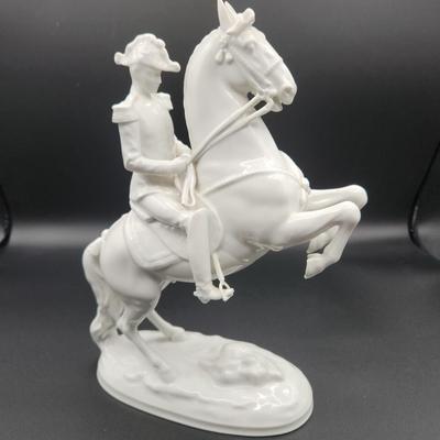 Lot #109 Royal Austria Porcelain - Soldier on Horseback.