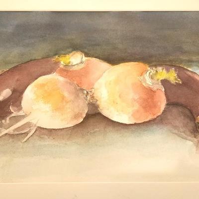 Lot #112 Original Watercolor by Listed Artist Peggy Vineyard - 2005