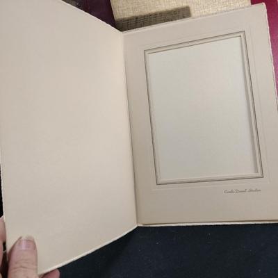 Antique Embossed Scrap Book & Photo Folders