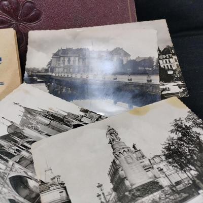 Vintage Post Card Album and Postcards