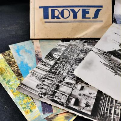 Vintage Post Card Album and Postcards