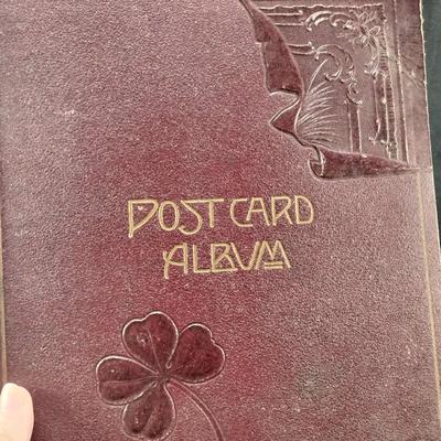 Vintage Post Card Album and Postcards