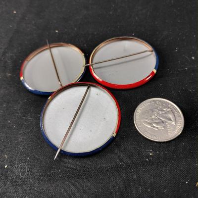 Trio of "Wallace for President" Campaign Buttons
