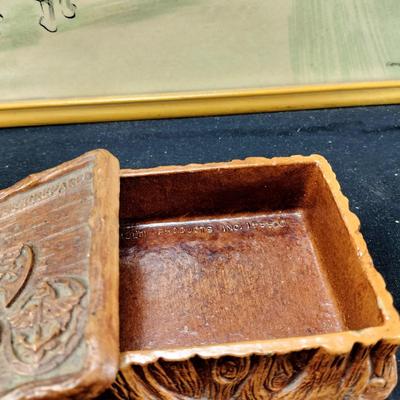 Framed "What is a Boy" Picture & Boy Scout Box